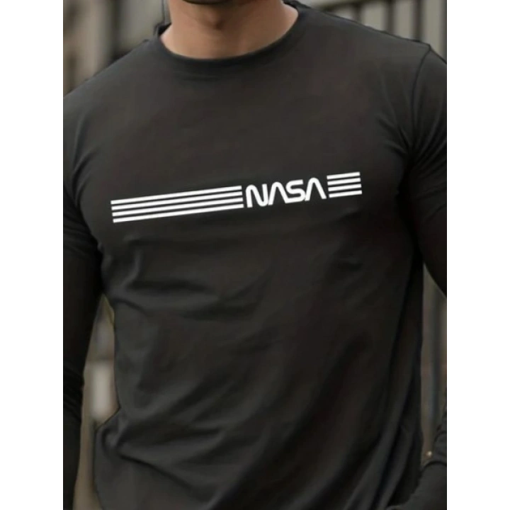 Erkek Uzun Kollu Bisiklet Yaka Viskon Sweat