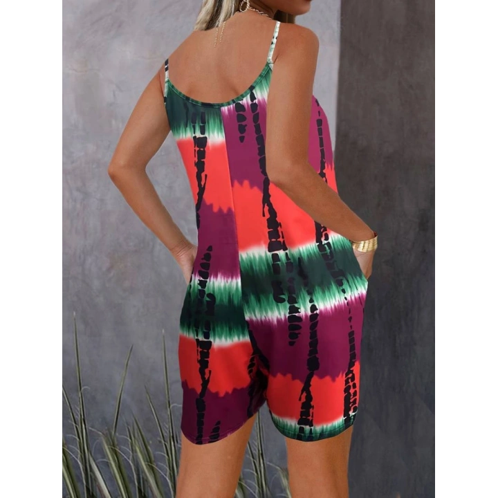 Kadın Ip Askılı Yuvarlak Yaka Cepli Kısa şort Süprem Takım