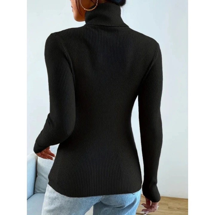 Kadın Uzun Kollu Balıkçı Yaka Kaşkorse Bluz