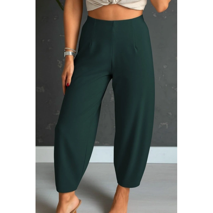 Kadın Yüksek Bel Krep Pantolon
