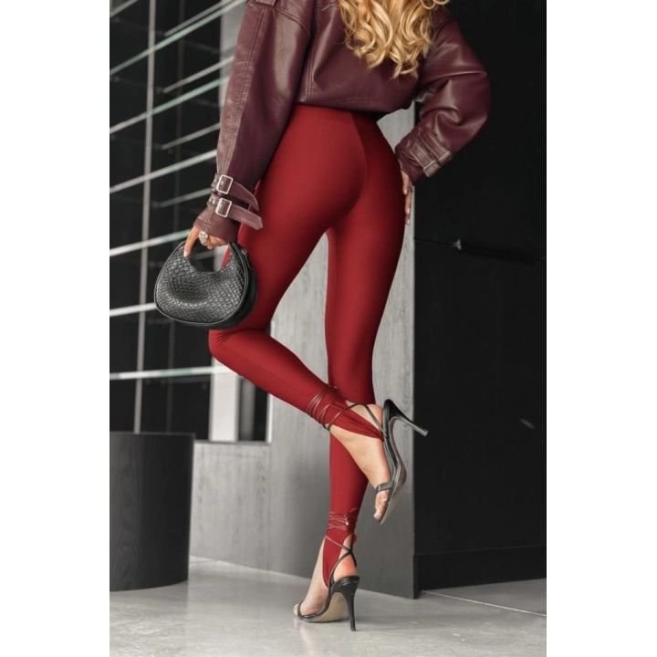 Kadın Yüksek Bel Topuk Altından Geçmeli Dalgıç Tayt