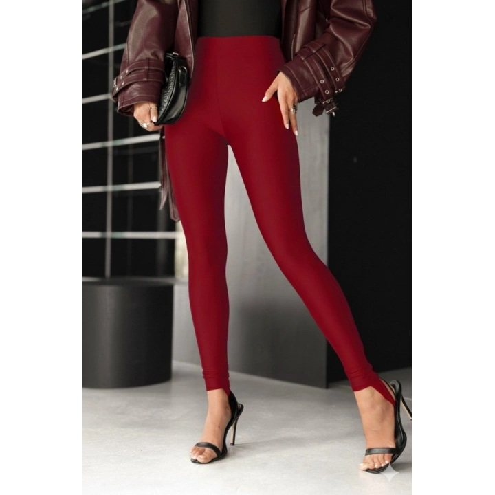 Kadın Yüksek Bel Topuk Altından Geçmeli Dalgıç Tayt