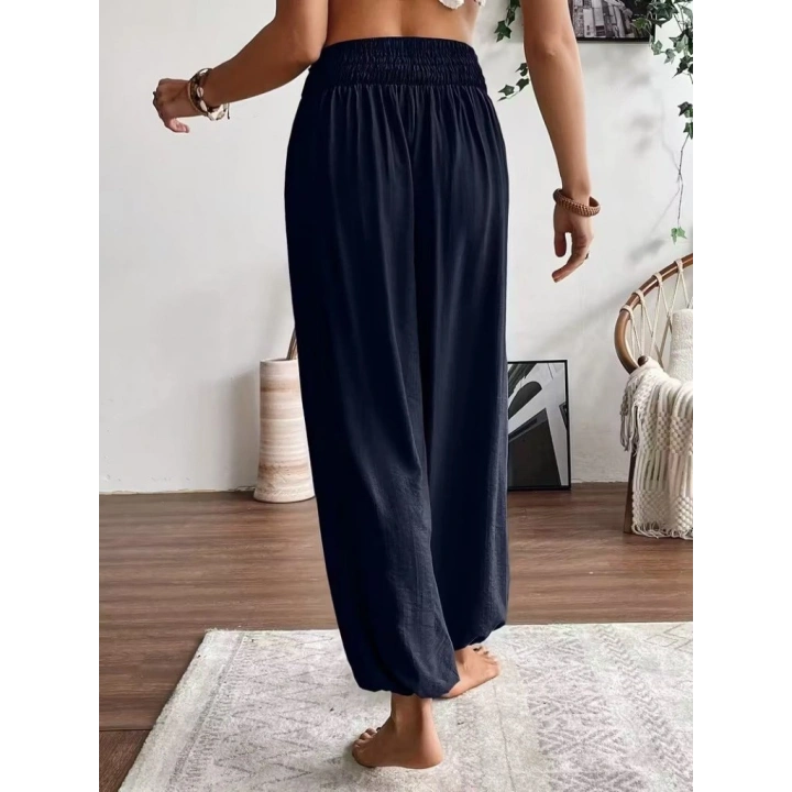 Kadın Yüksel Bel Yoğun Büzgü Detaylı Aerobin Pantolon