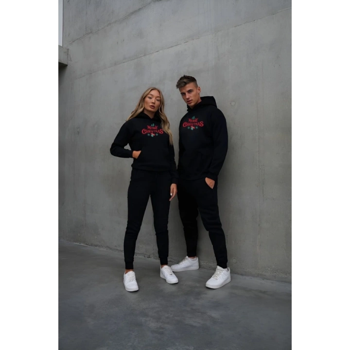 Merry Chrıstmas Sweatshirt - Hodie - Siyah