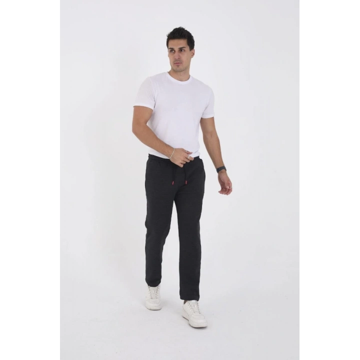 Unisex Üç İplik Basic Eşofman Pantolon - Antrasit