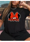 Anneler Günü Baskılı T-shirt - Siyah