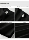 Baskılı Oversize Bisiklet Yaka T-shirt - Siyah