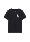 Baskılı T-shirt - Siyah