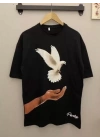 Dijital Baskılı T-Shirt - Siyah
