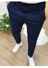Erkek Cepli Slimfit Atlas Pantolon