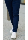 Erkek Cepli Slimfit Atlas Pantolon