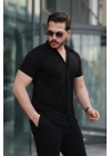 Erkek Kısa Kollu örme Kumaş Pamuklu Gömlek