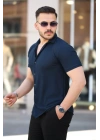 Erkek Kısa Kollu örme Kumaş Pamuklu Gömlek
