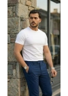 Erkek Slim Fit Dilli Kumaş Pantolon