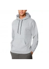 Erkek Uzun Kol Kapşonlu Basic Sweatshirt Hoodie - Gri