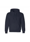 Erkek Uzun Kol Kapşonlu Basic Sweatshirt Hoodie - Lacivert