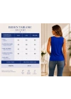 Kadın Askılı V Yaka Kuş Gözü Detaylı Viskon Bluz