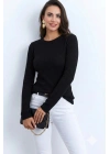 Kadın Uzun Kollu Bisiklet Yaka Triko Kazak