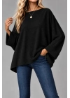 Oversize Yarasa Kol Bluz
