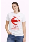 TÜRKİYE Ay Yıldız 2026 Dünya Kupasi Taraftar Forma T-Shirt - Beyaz