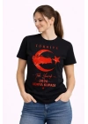 TÜRKİYE Ay Yıldız 2026 Dünya Kupasi Taraftar Forma T-Shirt - Siyah