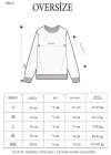 Yıldırım Baskılı Bisiklet Yaka SweatShirt - Beyaz