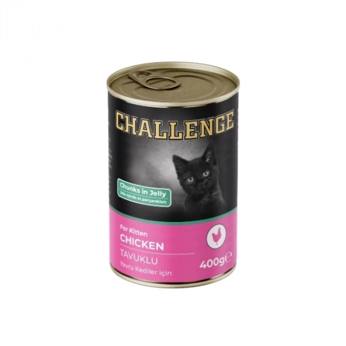 Challenge Tavuklu Yavru Konserve Kedi Maması 400 Gr