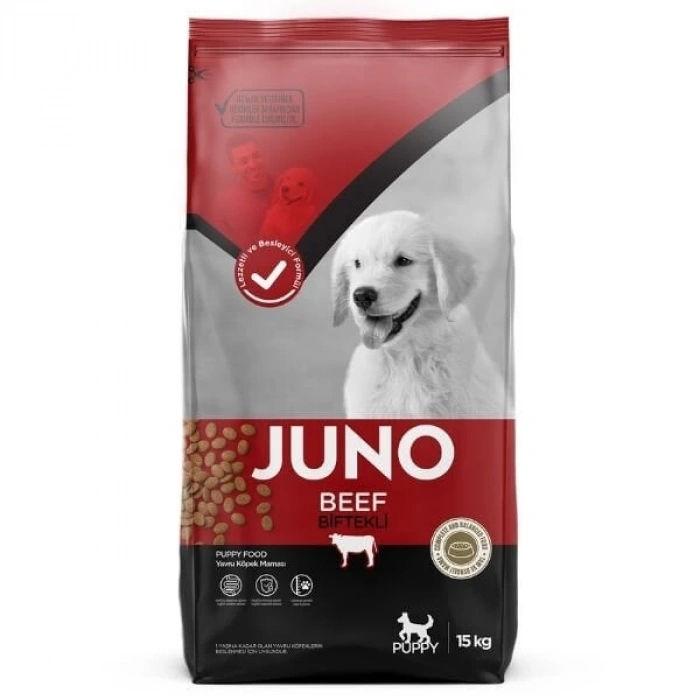 Juno Sığır Etli Yavru Köpek Maması 15 Kg