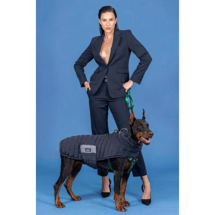 Lindo Dogs Air Puff Deep Köpek Montu Siyah Beden 4