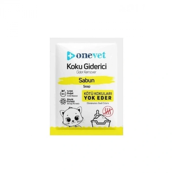 OneVet Kedi Kumu Koku Giderici 25 Gr Sabunlu