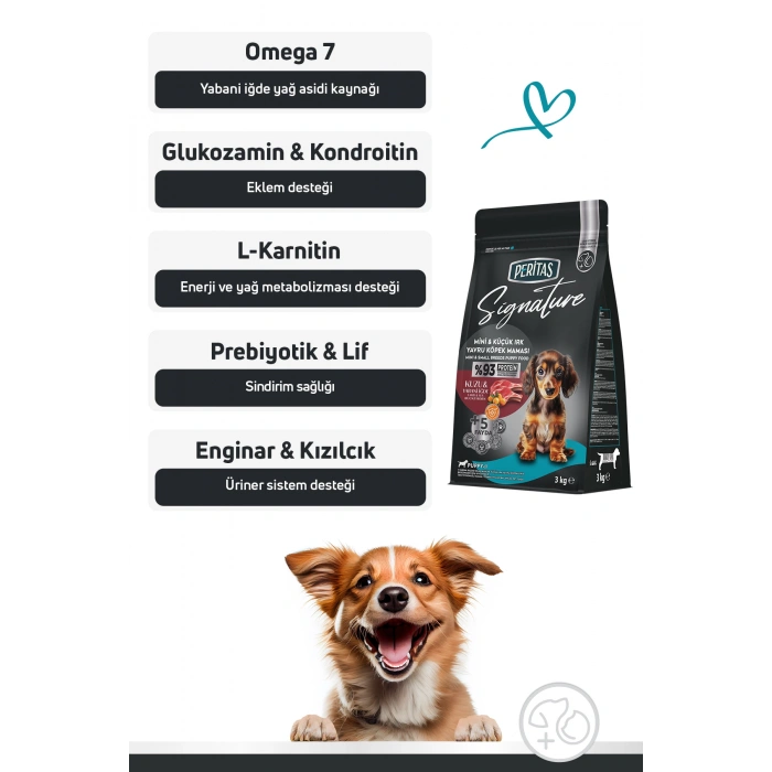 Signature Kuzulu Küçük Irk Yavru Köpek Maması 3 Kg