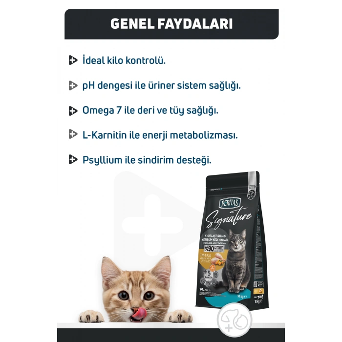 Signature Tavuklu Kısırlaştırılmış Yetişkin Kedi Maması 10 Kg