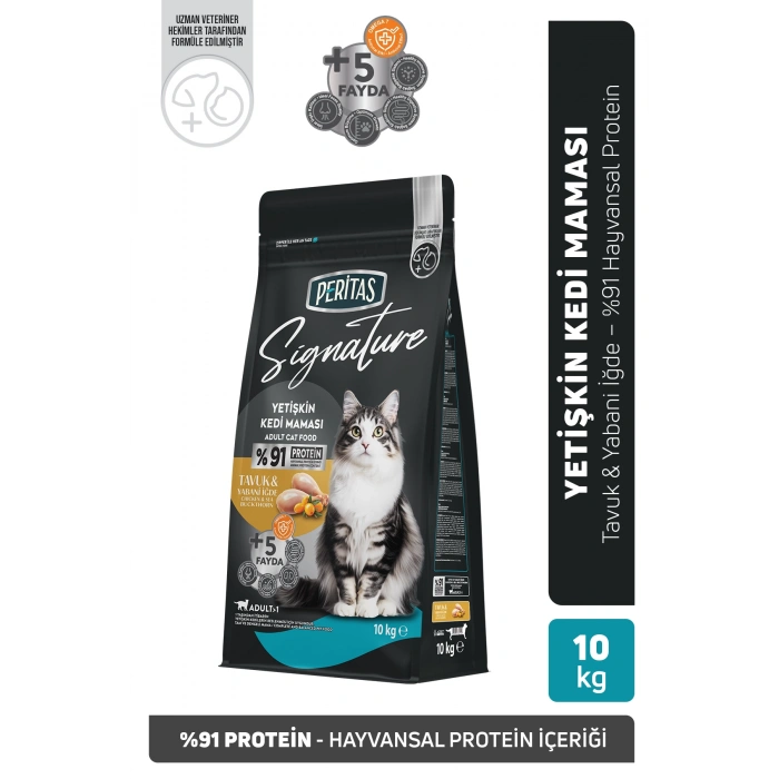 Signature Tavuklu Yetişkin Kedi Maması 10 Kg