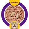PetzzCats Lezzetli Sos İçinde Taze Fileto Ton Balıklı ve Midyeli Konserve Kedi Maması 70 Gr
