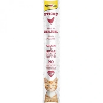 Gimcat Sticks Kümes Hayvanlı Çubuk Kedi Ödül Maması 50 Gr