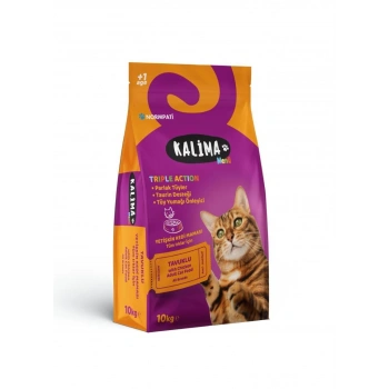 Kalima Tavuklu Yetişkin Kedi Maması 10 Kg | Doğal İçerikli, Dengeli Beslenme
