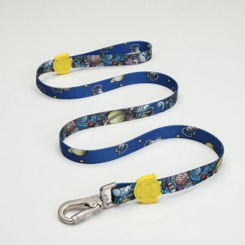 Lindo Dogs Apollo Köpek Gezdirme Kayışı Mavi/Sarı Medium