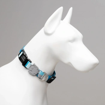 Lindo Dogs Breeze Köpek Boyun Tasması Beyaz/Mavi Large