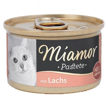 Miamor Pastete Somonlu Tahılsız Konserve Kedi Maması 85 Gr