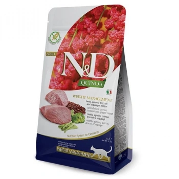 N&D Quinoa Weight Management Kuzu Yetişkin Kedi Maması 1.5 Kg