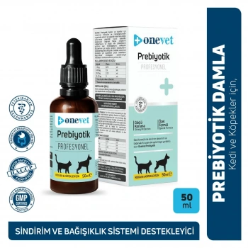 OneVet Prebiotik Kedi ve Köpekler İçin Sindirim Sistemi Destekleyici Damla 50 Ml