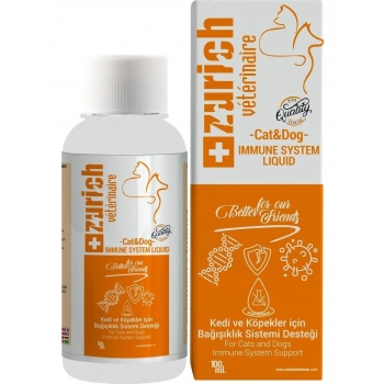 Zurich Veterinaire Likit 100 Ml | Kedi ve Köpekler İçin Bağışıklık Desteği