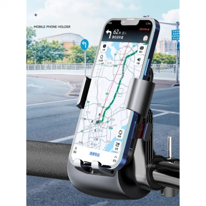 360° Gidon Bisiklet Motosiklet Telefon Tutucu