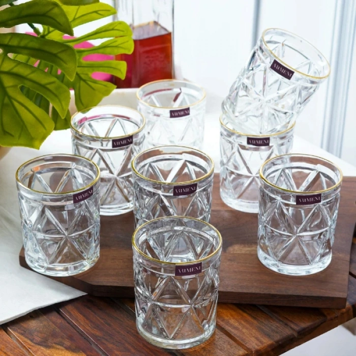 6lı Kristal Meşrubat Bardağı 300 ml