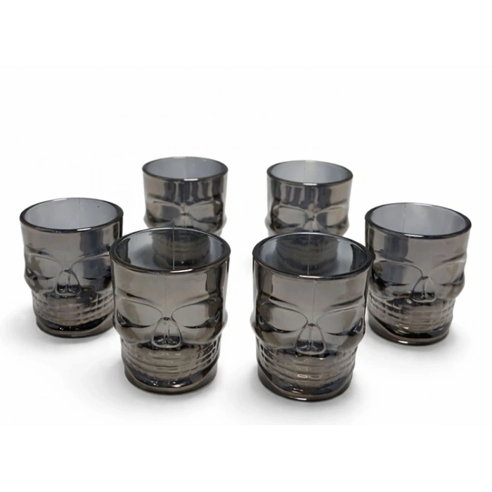 6Lı Kurukafa Cam Shot Bardağı Alk5115