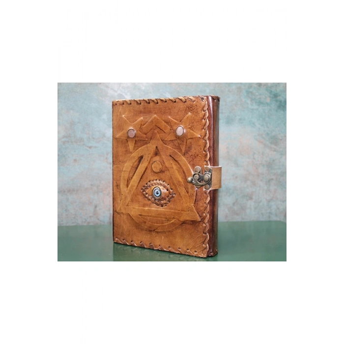 Taşlı Deri Defter Ksk3146