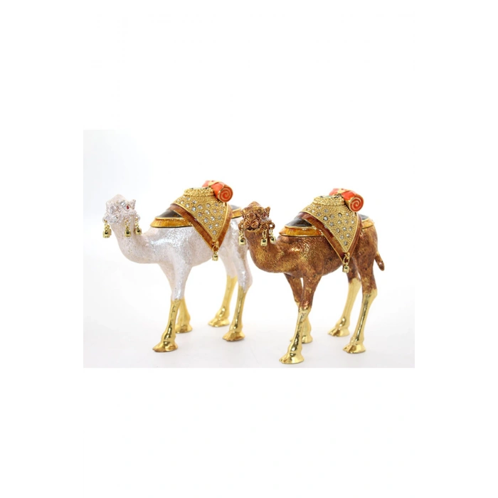 Swaroski Taşlı Tekli Deve Figürü Alk1878