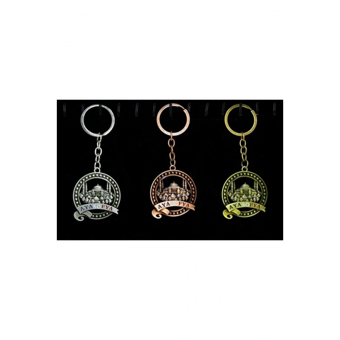 Metal Ayasofya Anahtarlık