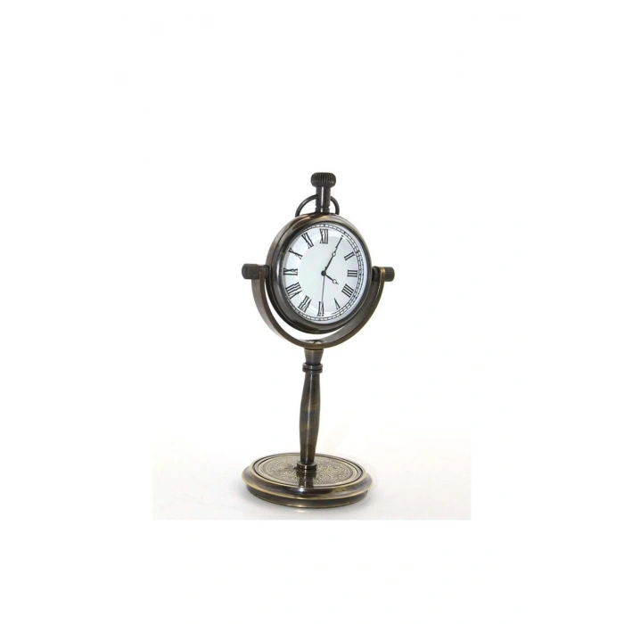 Şık Pirinç Saat, Çalışkan ve Dayanıklı Masa Üstü Saat Modeli