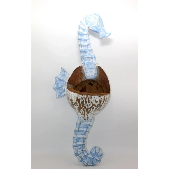 Deniz Atı Figürü Duvara Asmalı Lıngga Yonı-3 (Ahşap)